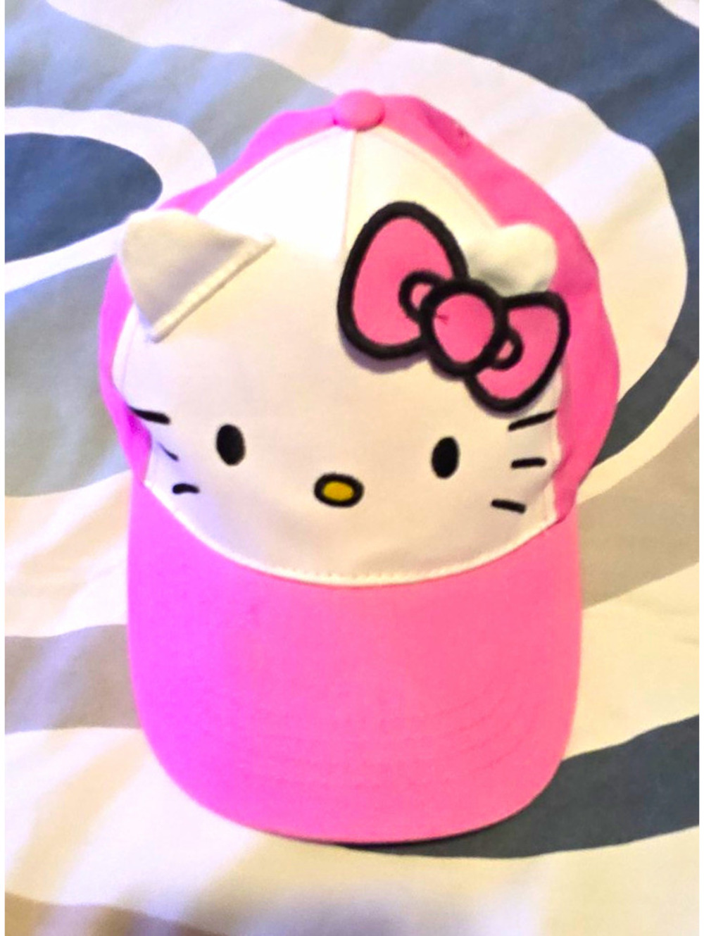Disney Hello Kitty Pink & White Baseball Cap Hat for Girl Child
